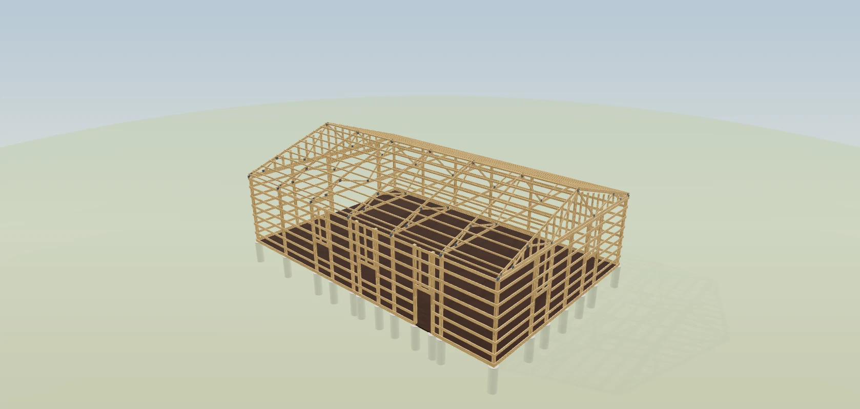 The framing layer in the 3D designer